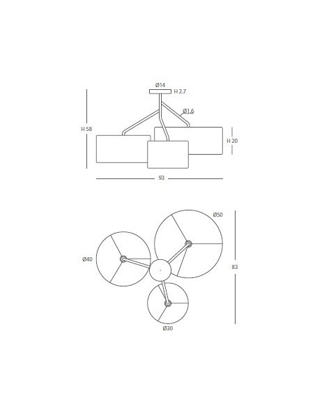 Lámpara Diseño Cuerda