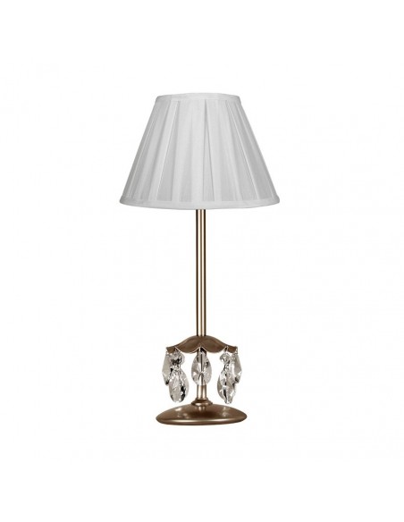 Lámpara de Sobremesa con Pantalla Plisada