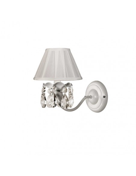 Aplique Pantalla Color Blanco para el Dormitorio