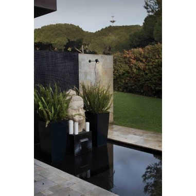 Luminaria para Fachada Negra