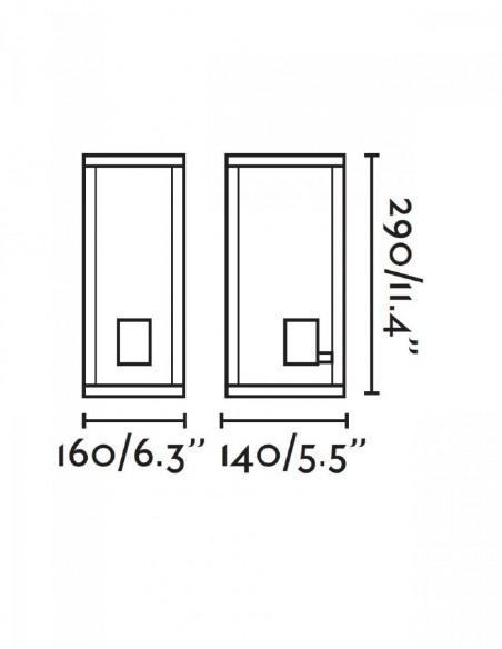 Exterior Lámpara de Pared