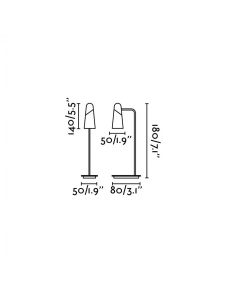 Sobremesa con Foco Orientable Led