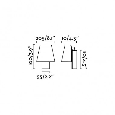 Apliques Ahorro Energía Tapa Móvil