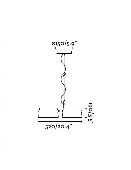 Lámpara de Techo Moderna