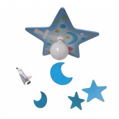 Ventilador de Techo Infantil con estrellas - Luz Sevilla