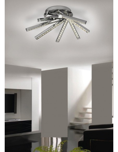 Plafón Cristal Tallado