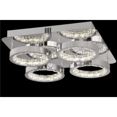 Plafón Cristal Led