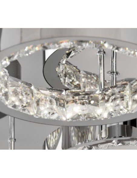 Plafón Cristal Led