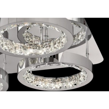 Plafón Cristal Led