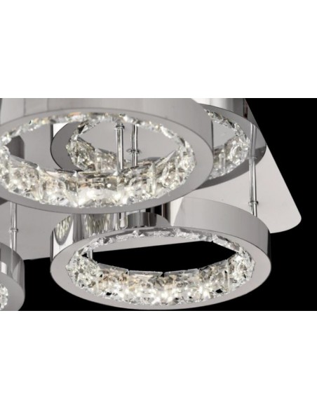 Plafón Cristal Led