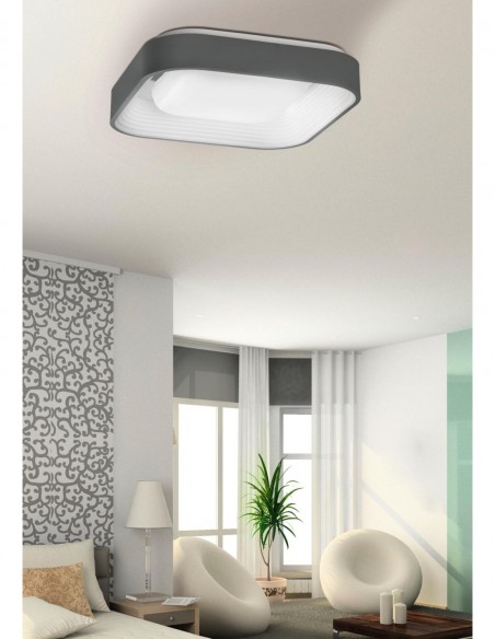 Lámpara para Dormitorio Gris