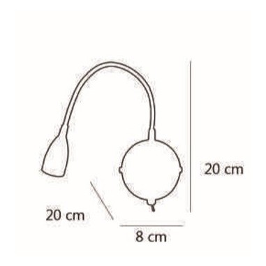 Oferta Aplique Flexo Led con Interruptor