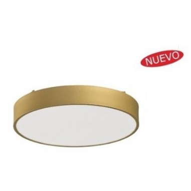 Plafones de Superficie Led Integrado Oro