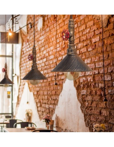 Lámpara con Llave de Paso