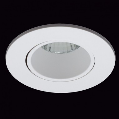 Empotrable Redondo Blanco sin Bombilla