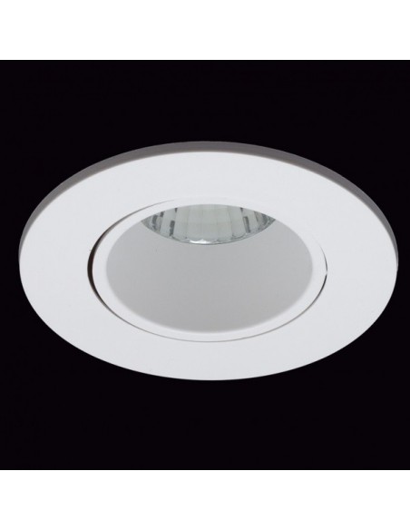Empotrable Redondo Blanco sin Bombilla