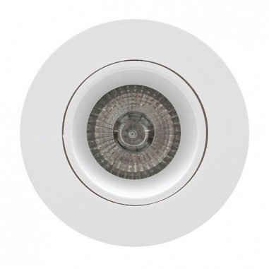 Empotrable Redondo Blanco sin Bombilla