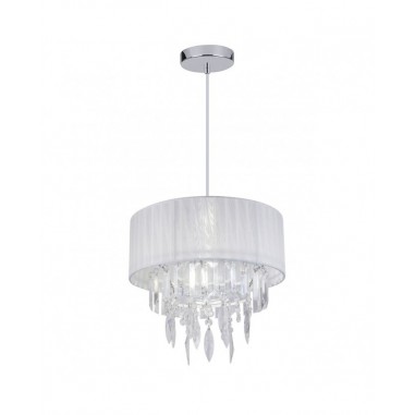 Lámpara Tela con Cristal Acrílico Barata