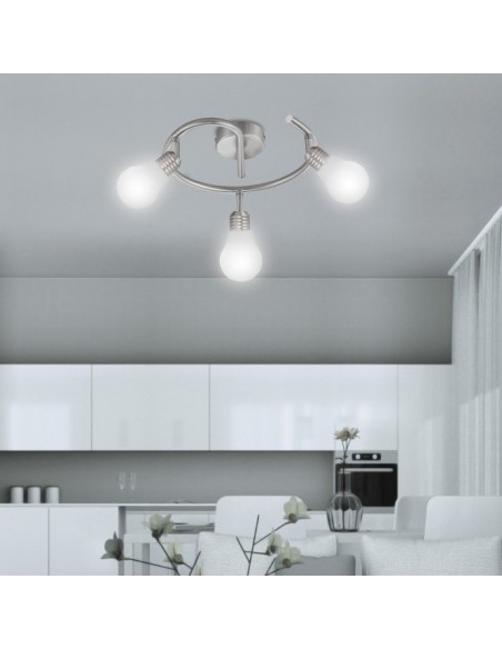 Plafón con Tulipas con Forma de Bombilla