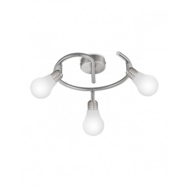 Plafón con Tulipas con Forma de Bombilla