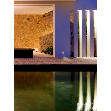 Empotrable Exterior 3W Blanco IP65