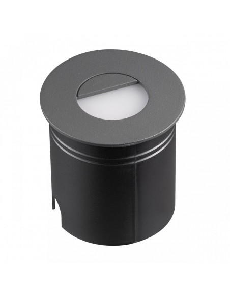 Empotrable Exterior Redondo 3W Antracita IP65