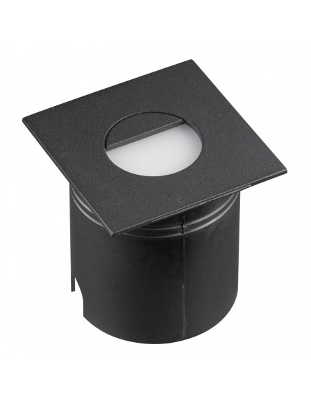 Empotrable Exterior 3W 3000K Negro IP65 Cuadrado