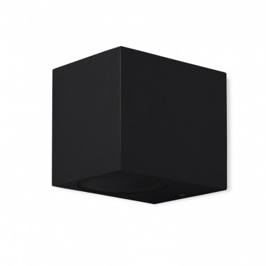 Aplique Exterior Negro 1*GU10 LED Gris Alto 8 cm
