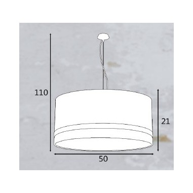 Lámpara Pantalla Beige y Mostaza con...