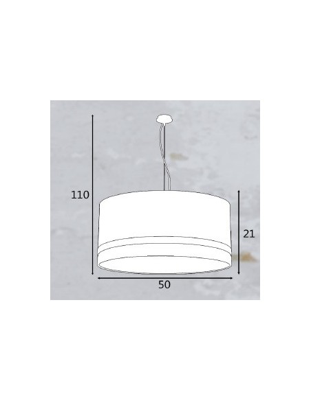 Lámpara Pantalla Beige y Mostaza con Cable Rojo, Dorado o Gris