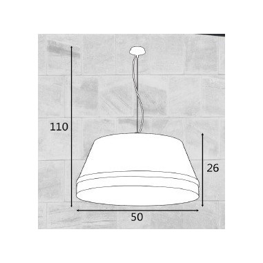 Lámpara Pantalla Imitación Caña y...