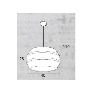 Lámpara Pantalla Imitación Caña y...
