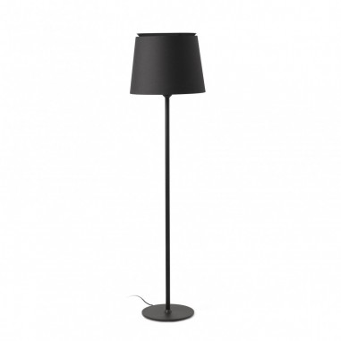 Lámpara de Pie con Pantalla Negra, Blanca o Verde