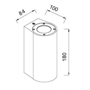 Aplique Exterior Yeso y Hormigón