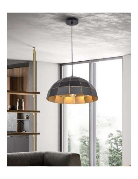 Lámparas Salón Negro y Cobre 30 ó 40 cm