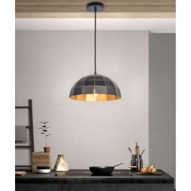 Lámparas Salón Negro y Cobre 30 ó 40 cm