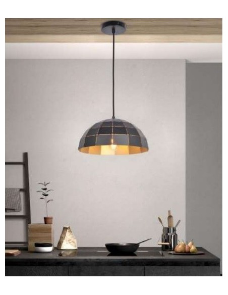 Lámparas Salón Negro y Cobre 30 ó 40 cm