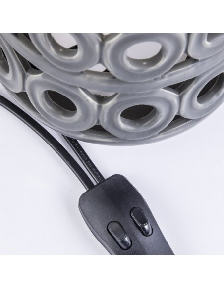 Lámpara Rinconera Cerámica Gris