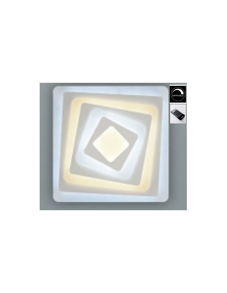 Plafón Maya Dimable Mando Apagado Automático Modo Noche