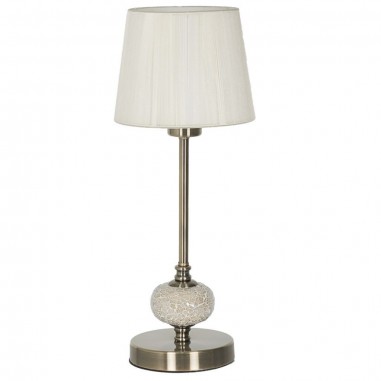 Lámpara Mesita con Pantalla Hilo Beige