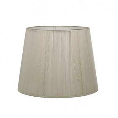 Lámpara Mesita con Pantalla Hilo Beige