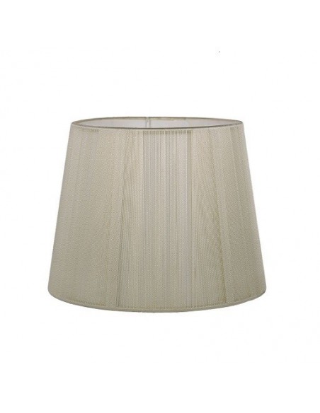 Lámpara Mesita con Pantalla Hilo Beige