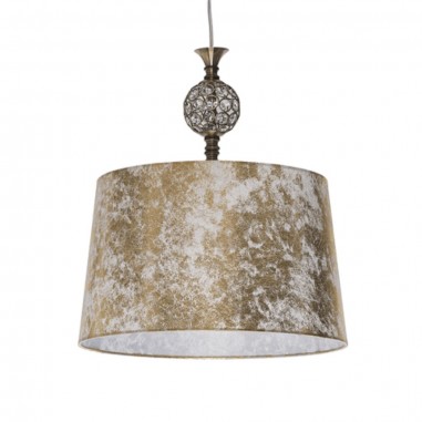 Lámpara de Colgar 1 Luz Cuero...