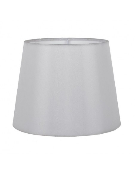 Lámpara Comedor 5 Luces Cromo Pantallas Lona Blanca