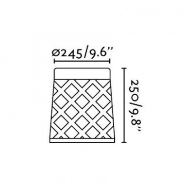 Baliza de Exterior IP65 Baja