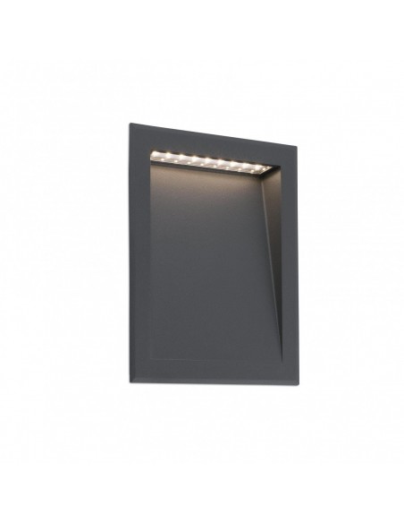 Empotrable Exterior IP65 LED Gris Oscuro