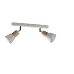 Regleta de 2 Luces Blanco y...