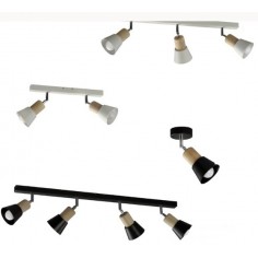 Regleta de 3 Luces Blanco y...