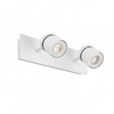 Aplique 2 Luces Orientable Blanco