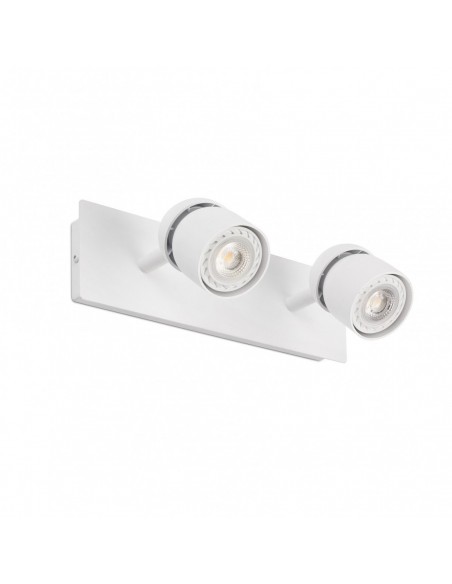 Aplique 2 Luces Orientable Blanco